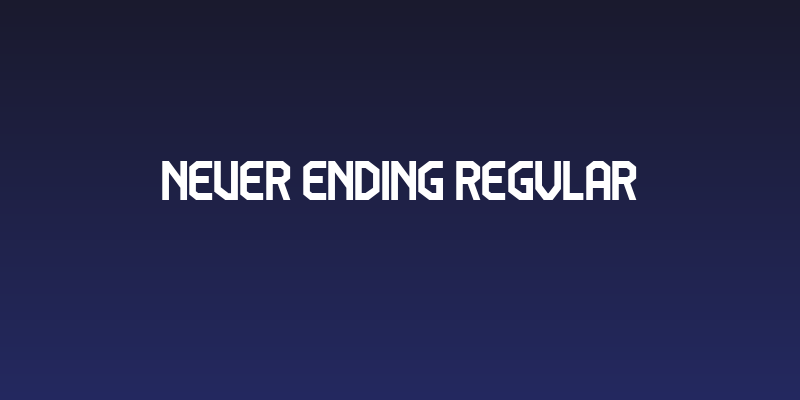 Never Ending Regular Social Header