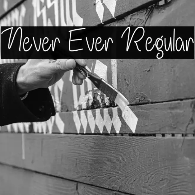 Never Ever Regular Example 1