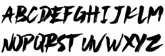 Never Settle Demo Reguler フォント 小文字