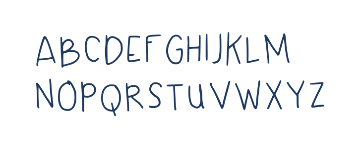 Never Was A Cloudy Day Regular Uppercase