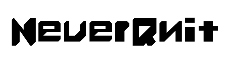 Never_Quit  フリーフォントのダウンロード