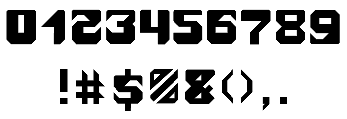Never_Quit Font Alte caractere