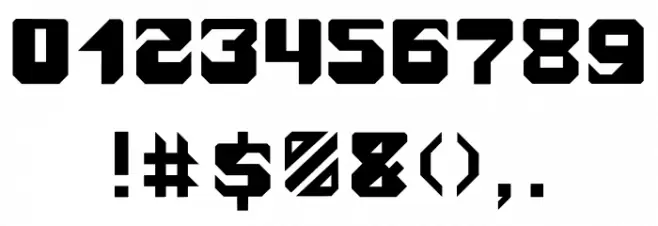 Never_Quit Font Alte caractere