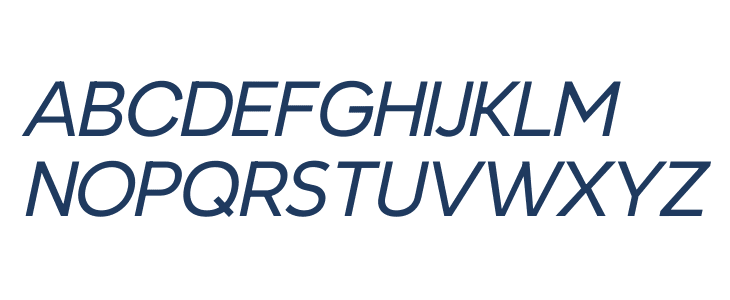 Nevermind Italic Uppercase