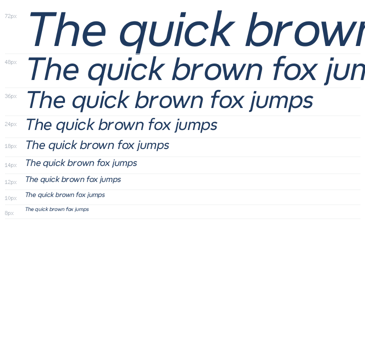 Nevermind Italic Waterfall