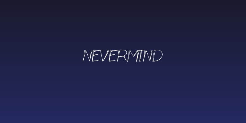 Nevermind Social Header