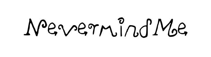 NevermindMe  免费字体下载