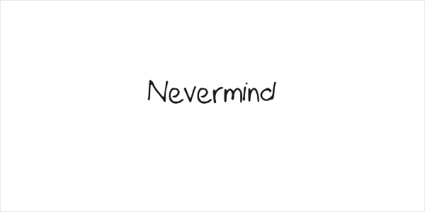 Nevermind Logo