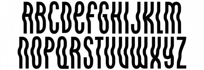 Nevermine ikiiko.com Font Litere mari