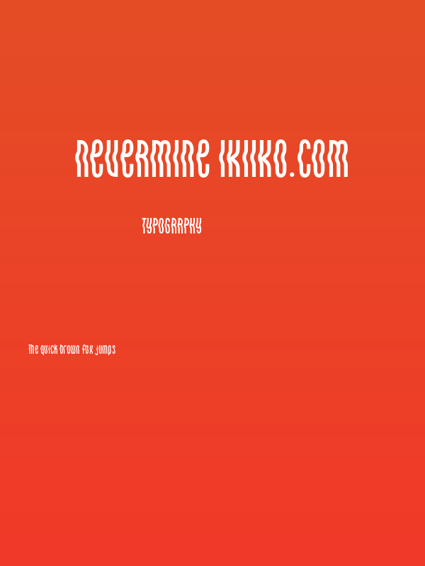 Nevermine ikiiko.com Poster