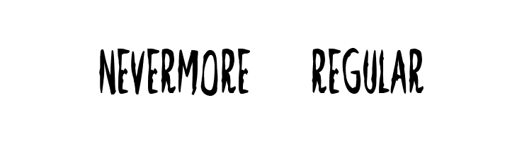 Nevermore-Regular Font