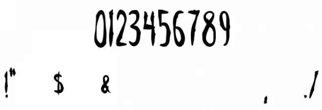 Nevermore-Regular Font OTHER CHARS