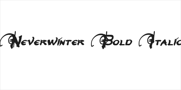 Neverwinter Bold Italic Logo