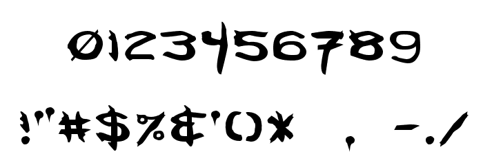 Neverwinter Normal Font OTHER CHARS