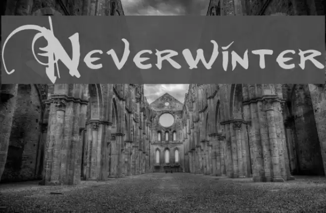 Neverwinter Font examples