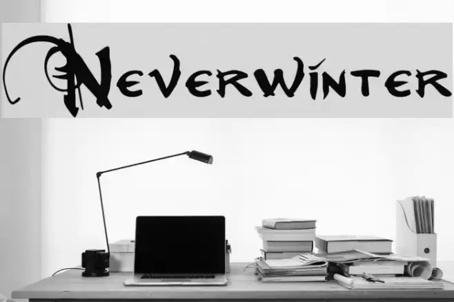 Neverwinter Font examples