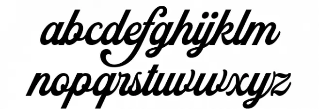 Neville फ़ॉन्ट लोअरकेस