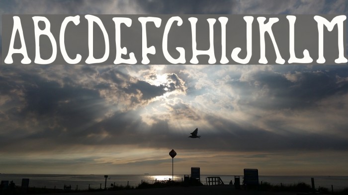 Nevins Hand Font examples