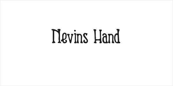 Nevins Hand Logo