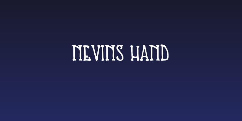 Nevins Hand Social Header