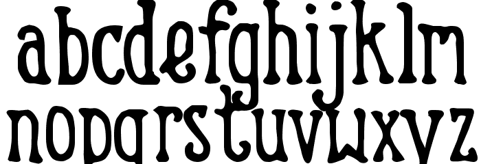 Nevins Hand Font LOWERCASE