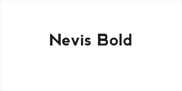 Nevis Bold Logo