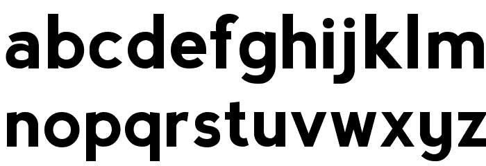 Nevis Bold Font LOWERCASE