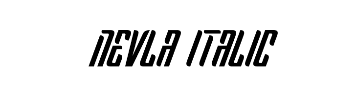 Nevla Italic  免费字体下载