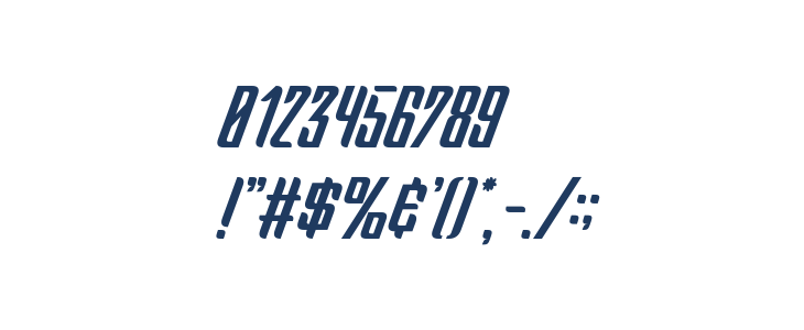 Nevla Italic Other Characters