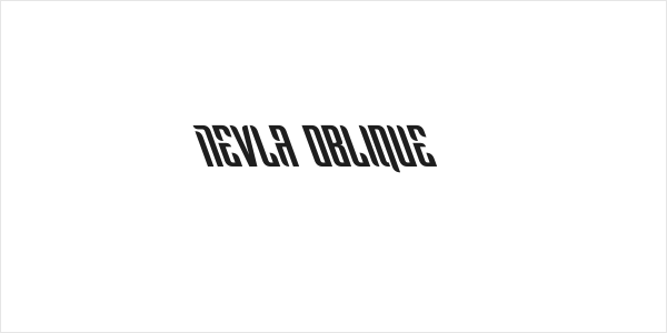 Nevla Oblique Logo