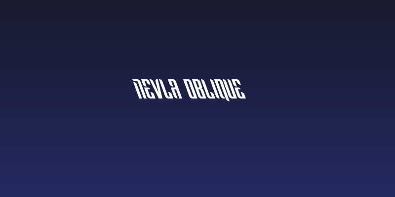 Nevla Oblique Social Header