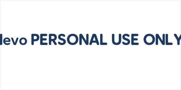 Nevo PERSONAL USE ONLY! Logo