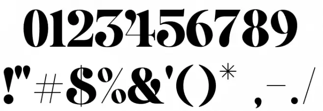 Nevrada_Neue Font OTHER CHARS