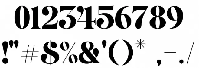 Nevrada_Neue Font OTHER CHARS