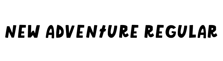New Adventure Regular  免费字体下载