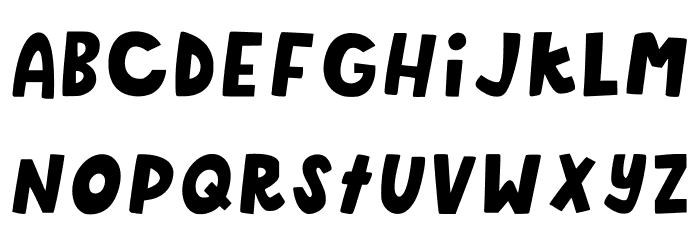 New Adventure Regular フォント 小文字