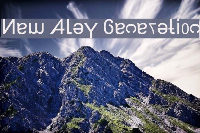New Alay Generation Font examples