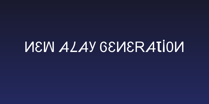 New Alay Generation Social Header