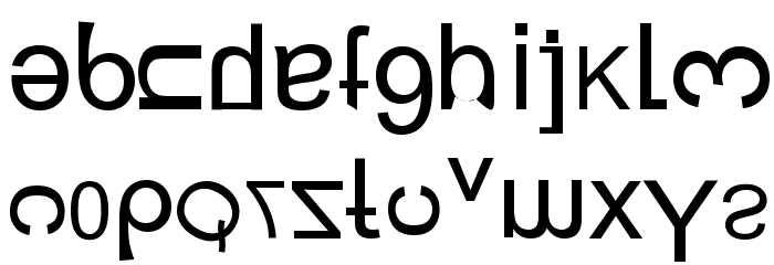 New Alay Generation Font LOWERCASE