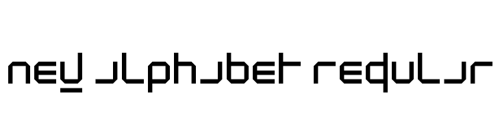 New Alphabet Regular Font