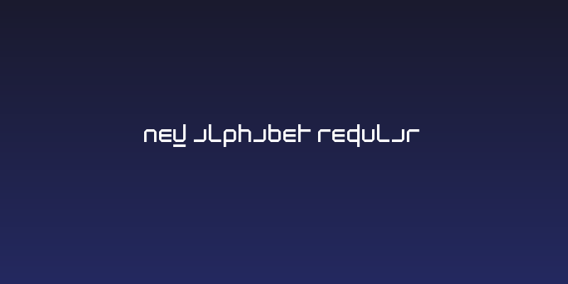 New Alphabet Regular Social Header