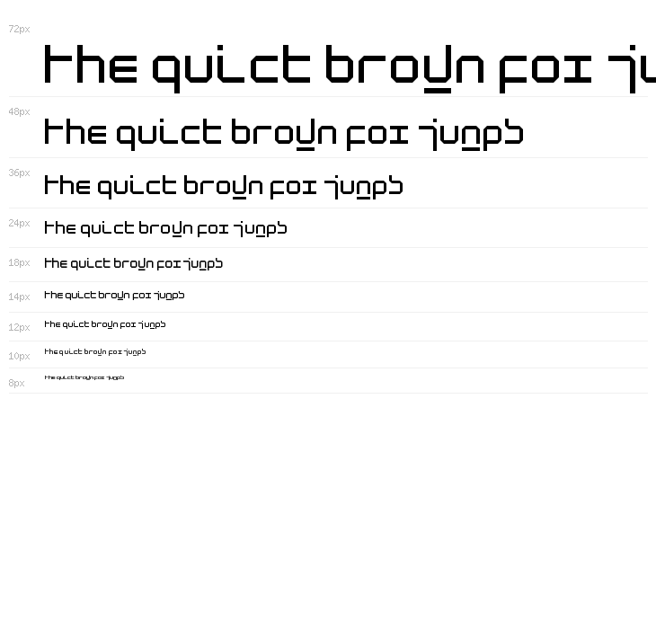 New Alphabet Regular Waterfall