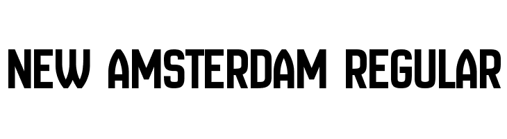 New Amsterdam Regular Font