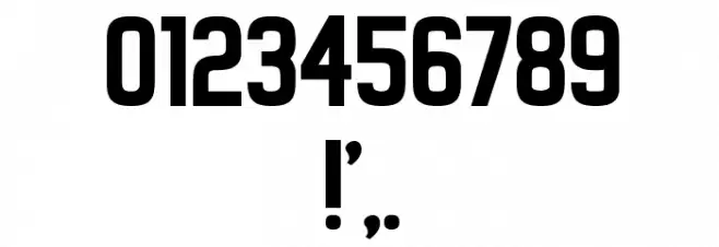 New Amsterdam Regular Font OTHER CHARS