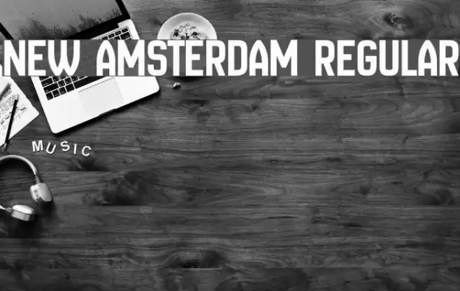 New Amsterdam Regular Font examples