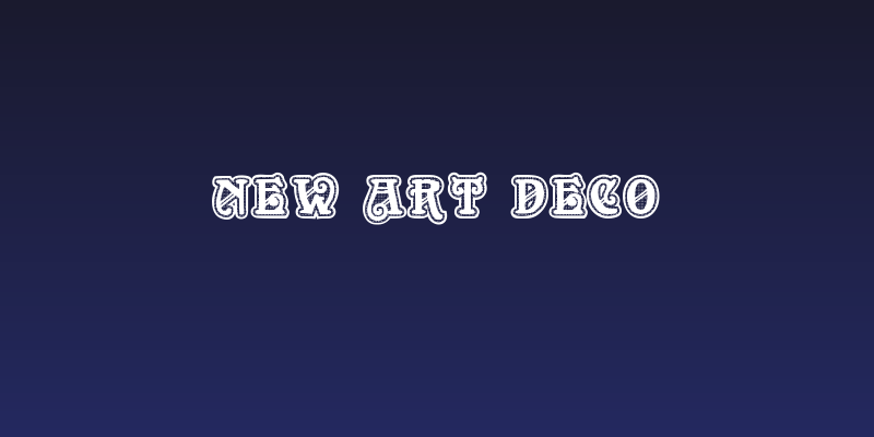 New Art Deco Social Header