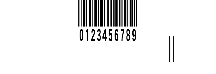 New Barcode Font tfb Font OTHER CHARS