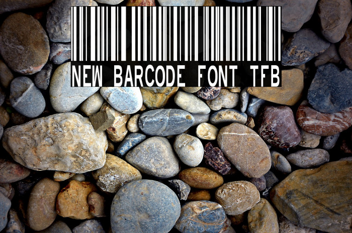 New Barcode Font tfb Font examples