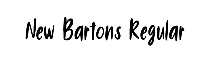 New Bartons Regular  font caratteri gratis