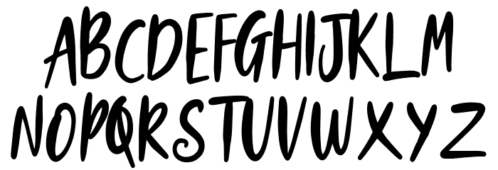 New Bartons Regular Font UPPERCASE